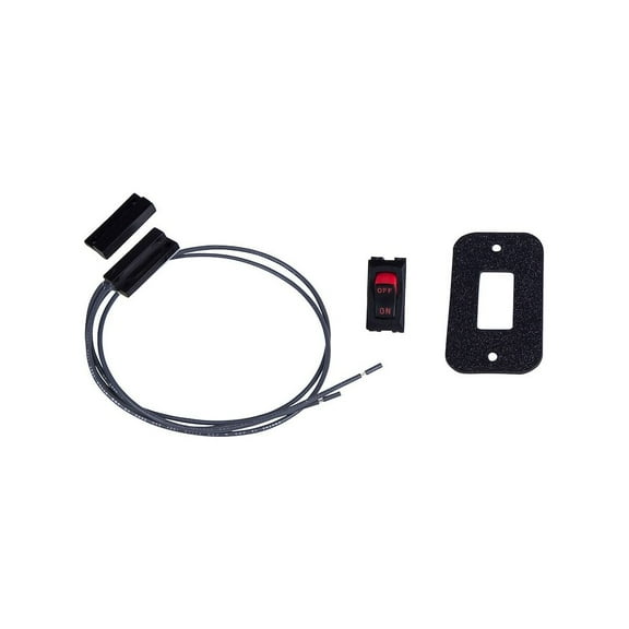 Power Gear Kwikee 369311 "Normally Open" Black Magnetic Small Rectangular Door & Power Switch for Automatic Electric RV Steps
