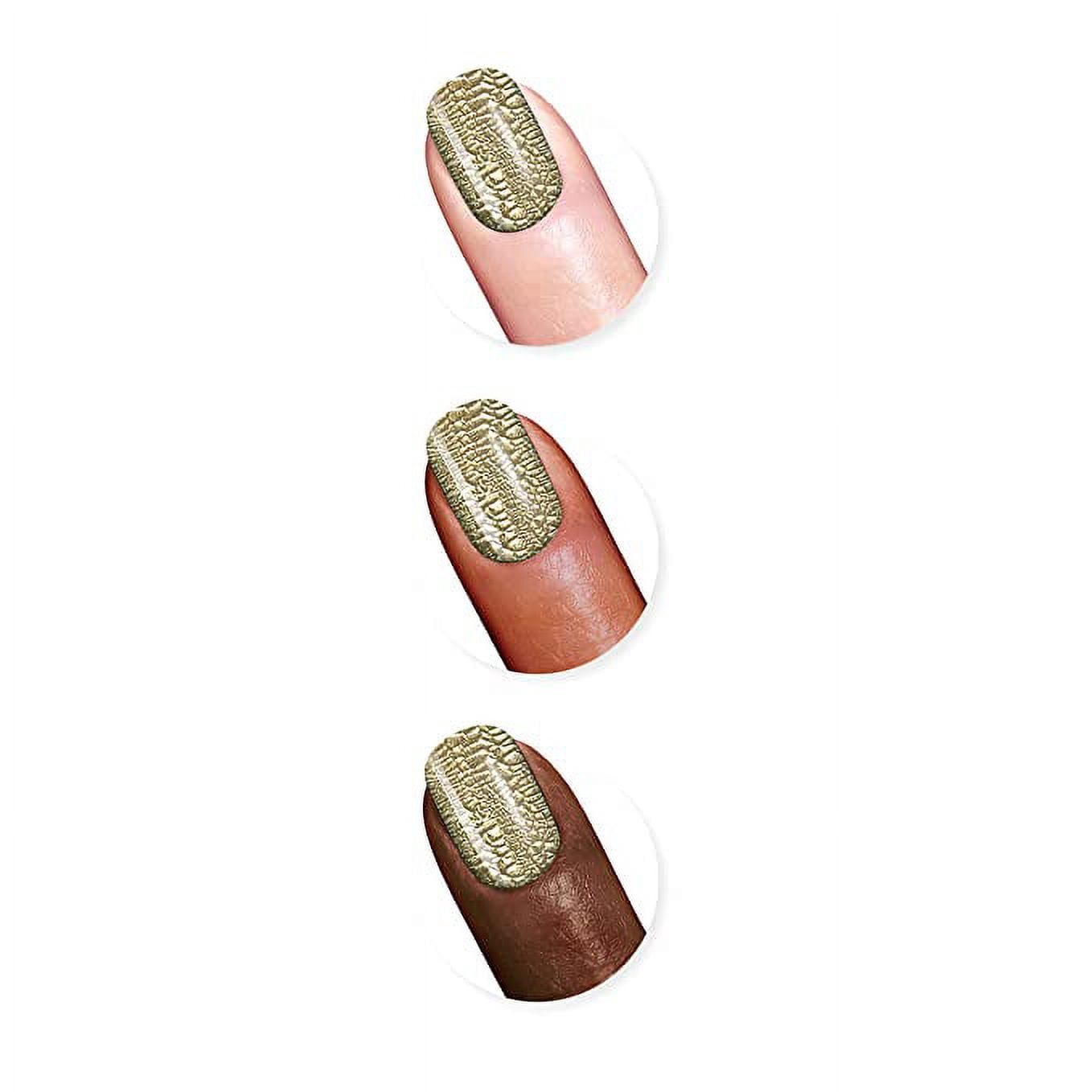 Sally Hansen Crushed Metal Nail Polish, Gold, 0.5 Fluid Ounce, Nail Polish Kit, (Pack Of 2)