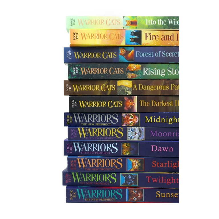 Warrior Cats Series Erin Hunter Books Set Pack Prophecies Begin