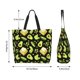 thumbnail image 5 of Disketp Avocado Toast Bolsa Tote Estampada para Mujer, Bolso de Hombro y de Mano para Compras y Viajes, 5 of 8
