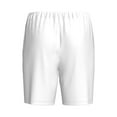 thumbnail image 5 of Gaeub White Printed Men's Short Pajama Pants, Lightweight Lounge & Sleep Bottoms Keep You Cool - Large, 5 of 9