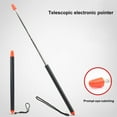 thumbnail image 2 of Musbetu Teacher Pointer with Lanyard Red Contact Touch Sensitive 1/1.2m 7 Joints Telescopic Teaching Pointing Rod for Student, 2 of 7