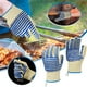 thumbnail image 1 of Guantes de cocina resistentes al calor y al fuego, guantes para barbacoa, guantes de cocina antideslizantes y anticortes, protección térmica, 1 of 9
