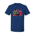 thumbnail image 2 of Cute and Colorful Pomeranian Dog Animal Lover Men's Graphic T-Shirt, Royal, 4XL, 2 of 3