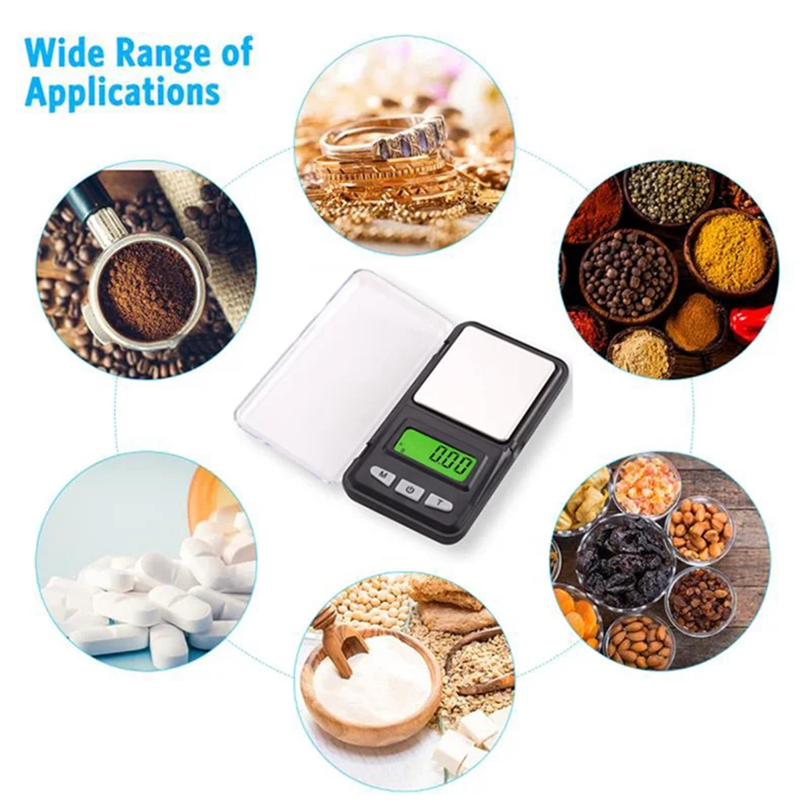 500g/0.01g Mini Pocket Digital Scale High Precision Accurate Electronic Jewelry Gold Weight Scales Gram Food Kitchen Balance