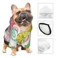 thumbnail image 3 of Salouo Cute Chameleons Pattern Small Dog Hoodie Sweatshirts Dog Clothes Coat Clothing Puppy Sweater Outfit Pullover Pet Winter Coat Sweater Outfit-X-Small, 3 of 7