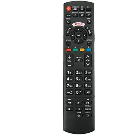 New N2QAYB001013 Replaced Remote fit for Panasonic Smart TV TC-50CX600 TC-50CX600U TC-55CX650 TC-55CX650U TC-55CX800 TC-55CX800U TC-55CX850 TC-55CX850U TC-60CX650 TC-60CX650U TC-60CX800 TC-60CX800U