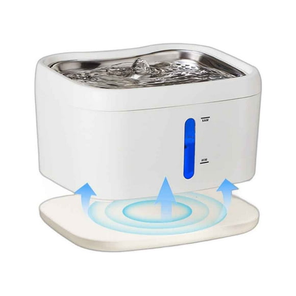 Pet Water Fountain Water Dispenser for Cats & Small Dogs with Quiet Pump Safe Easy to Clean Water Filters Included
