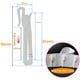 thumbnail image 2 of Ganchos para cortinas Mangood, 30 unidades, ajustables para cortinas, blancos, 2 of 7