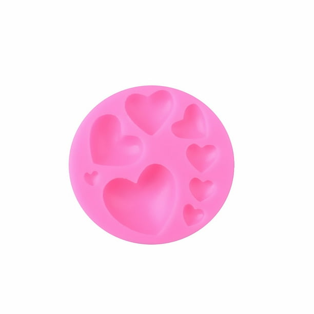 Bearachild Molde de pastel de silicona con corazón, molde para Fondant, molde para hornear Chocolate DIY, accesorio para tienda de pasteles en casa Herramientas y accesorios para hornear Bearachild HA002634-00