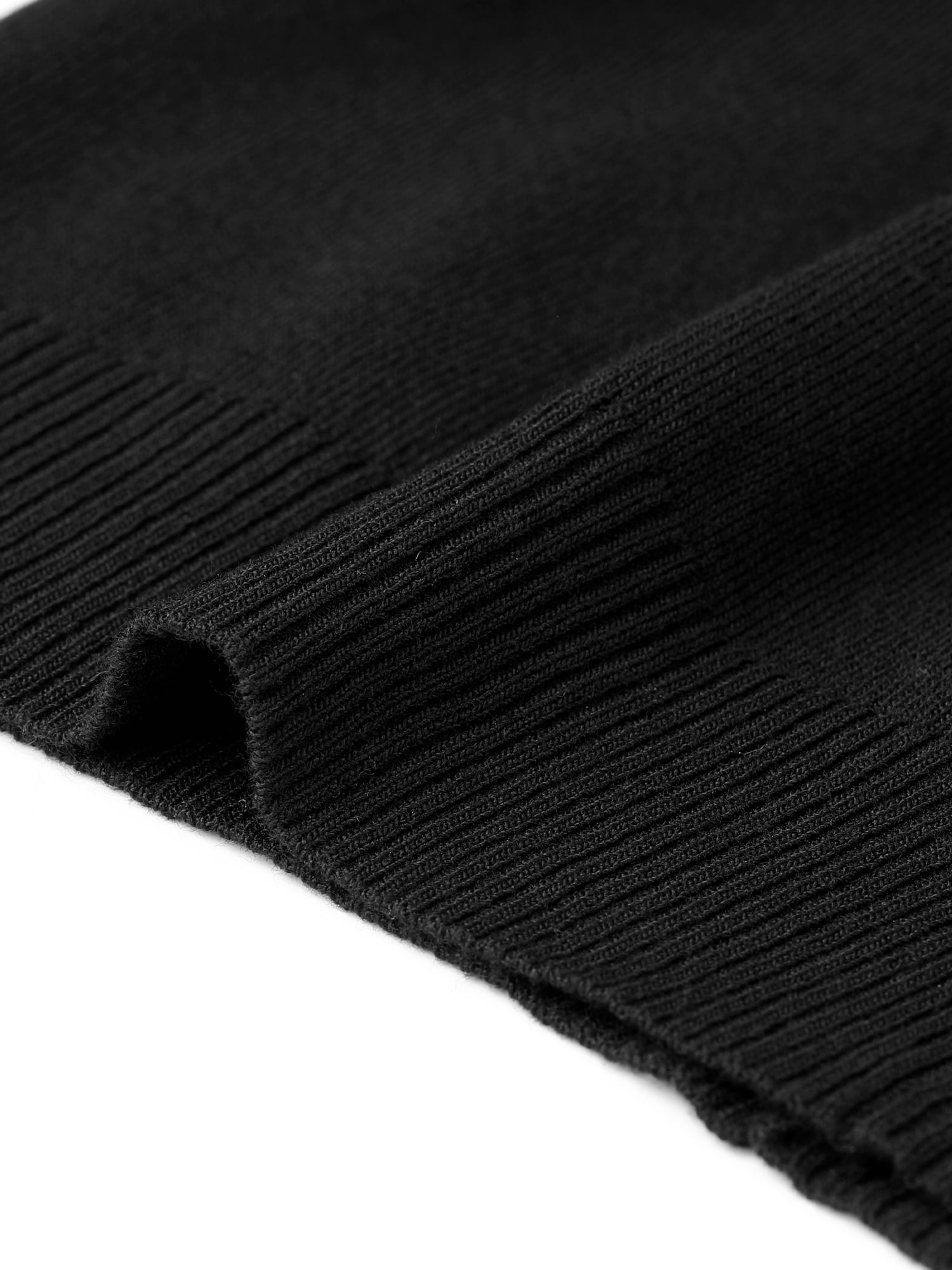 DARING DIVA Women's Long Sleeve Open Front Bolero Shrug Cropped Sweater XS Black