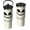 30 oz White Halloween, variant on Halloween 30 Oz Tumbler with Handle and Straw, Cartoon Double Wall Coffee Travel Mug, Fall Reusable Insulated Water Bottle 30 Oz, Stainless Steel Cup with Handle and Straw Gifts for Halloween