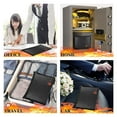 thumbnail image 5 of Fireproof Document Bags, 3 Size Waterproof and Fireproof Cash Money Bag, Safe Storage Pouch Envelope Bag Fireproof Safe Storage Pouch Organizer with Zipper for Document Holder,File,Cash and Tablet, 5 of 7