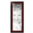 thumbnail image 2 of ArtToFrames 8" x 23" Matte mahogany Diploma Picture Frame, 8x23 inch Brown Wood Poster Frame (WOM-5108), 2 of 7