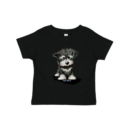 

Inktastic Schnauzer Pup Boys or Girls Toddler T-Shirt
