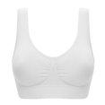 thumbnail image 1 of Sujetador deportivo sin almohadilla para el pecho y sin aros de acero, talla grande, para mujer, de una sola capa, sin almohadilla para el pecho, ropa interior para mujer, 1 of 1