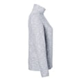 thumbnail image 6 of North End NE415W Women's Eclipse Jacquard Quarter-Zip Pullover-Black Heather-XL, 6 of 6