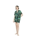 thumbnail image 3 of Amaxer Women 100% Pajama Set Short Sleeve Silky Pjs Button Down Comfy Nightwear, 3 of 5