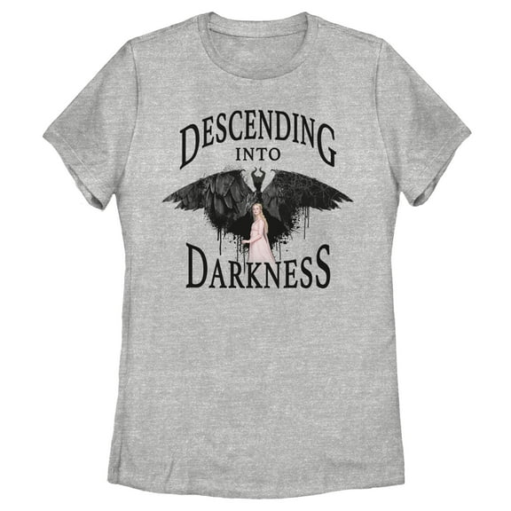 Women's Maleficent: Mistress of All Evil Descending Graphic Tee Athletic Heather Large