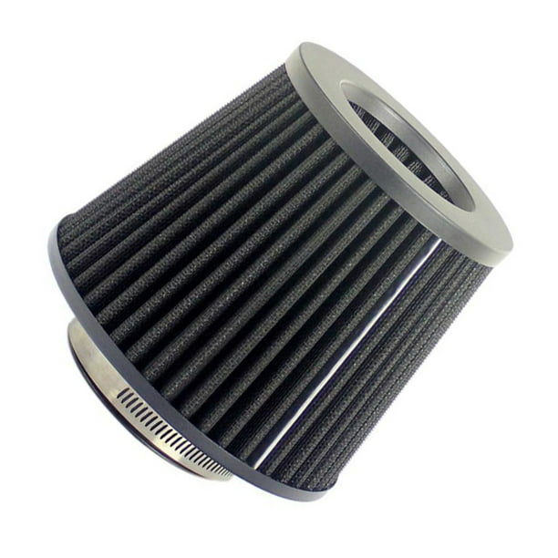 Scienceny Filtro de aire de coche Universal 3 pulgadas cono de malla 76mm entrada de aire inducción aluminio tela no tejida cartucho a prueba de herrumbre Vehículos, repuestos y accesorios Mis Negro Scienceny VI022353-03