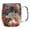 F, variant on Glass Flower Tea Cup 390ml Glass Coffee Cup Insulated Flower Coffee Cup Transparent Cup With Dried Flowers. Tumblers