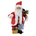 thumbnail image 1 of Jolly Singing Santa Doll Interactive Musical Toy for Kids Festive Holiday English, 1 of 6