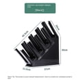 thumbnail image 2 of Portavasos de papel Organizador de tazas de café desechable Encimera Dispensador de tazas de 4 compartimentos Negro (1 pieza), 2 of 5