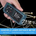 thumbnail image 3 of Laser Distance Meter Handheld 1.6-inch LCD Diastimeter Bubble Level Pythagorean Mode Measure Distance Area and Volume, 3 of 5