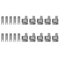 thumbnail image 1 of Unique Bargains 10Sets Zipper Repair Kits, #5 Retainers Box & Insertion Pins for Zippers Replacing, Metallic Black, 1 of 6