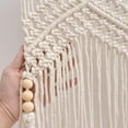thumbnail image 6 of Boho Valance Macrame Curtains for Windows Macrame Valance for Bedroom Livingroom Boho Decor Wall Hanging, 1 Panel 52" W x 21" L, 6 of 10