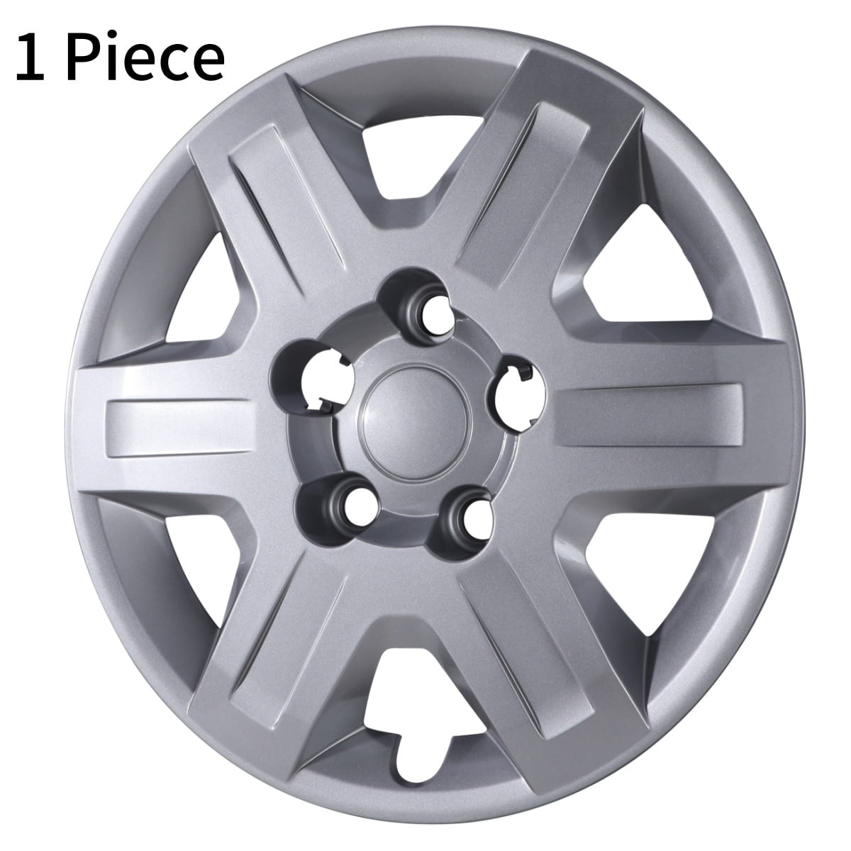 1 Piece 16" Hubcap Wheel Rims Cover for 2008-2016 Dodge Grand Caravan/2008-2010 Chrysler Town & Country Bolt-on Installation Lacquer