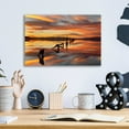 thumbnail image 4 of Epic Art 'Great Salt Lake Pilings Sunset' by Mike Jones, Acrylic Glass Wall Art, 16"x12", 4 of 8
