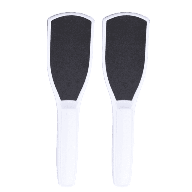Lima de pie de esmeril, herramienta de pedicura, eficaz para talón agrietado, diseño ergonómico para fácil agarre (2 piezas) Vhermosa CPB-US-YYM334-2