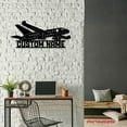 thumbnail image 4 of Craftnamesign Custom Plane Metal Wall Art LED Light, Personalized Airplane Pilot Name Sign, 4 of 5