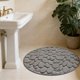 thumbnail image 5 of CaiYueKe Round Pebble Bath Mat Memory Foam - Non Slip Super Absorbent Shaggy Bathroom Rug Machine Washable Quick Dry Soft Shower Mats Water Absorbing Floor Mat for Bath Tub, 5 of 7