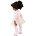 thumbnail image 6 of Gotz Hannah at The Ballet - 19.5" African American Poseable Doll with Extra Outfit (Denim Overalls, Shirt & Sandals) and Long Black Hair to Wash & Style, 6 of 8