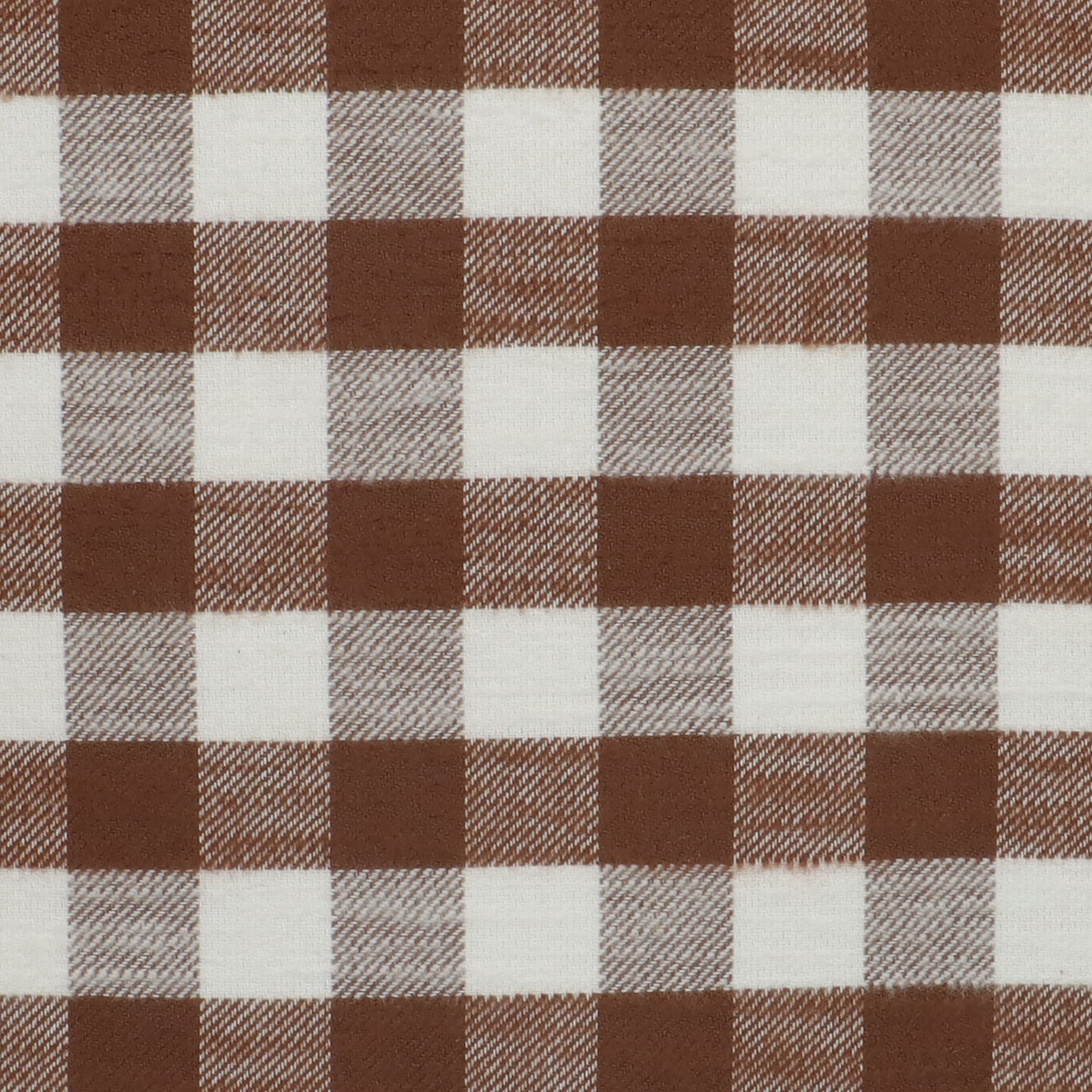 The Pioneer Woman Woven Gingham with Ruffle Pillow - Brown