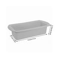 thumbnail image 2 of Cake Toast Mold Bread Loaf Silicone Mould Home Bakery Pastry Baking Pan Tray Baking Tool  Grey, 2 of 10