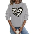 thumbnail image 6 of Valentines Day Sweatshirt for Women, Printed Sweatshirts Women, Crew Neck Long Sleeve Sweatshirt Ladies Casual Valentine's Day Printed Long Sleeved Round Neck Top, 6 of 8