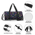 thumbnail image 4 of KLL Colored Balloons Duffle Bag For Men Women Sport Gym Fitness Tote Travel Training Workout Basketball Football Weekender, 4 of 6