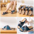 thumbnail image 3 of 1 par de pantuflas de casa con punta abierta, pantuflas de interior informales, pantuflas de verano, 3 of 5