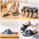 thumbnail image 3 of 1 par de pantuflas de casa con punta abierta, pantuflas de interior informales, pantuflas de verano, 3 of 5