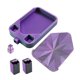 thumbnail image 2 of Bandeja para pinturas de diamantes, suministros para manualidades, clasificador de diamantes de imitación versátil y fácil de usar Negro Púrpura, 2 of 8