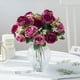 thumbnail image 4 of Jarrón de flores artificiales para decoración del hogar, accesorios para álbum de recortes de boda, caja de dulces de peonía, arreglo de ramo de rosas de seda navideña, 4 of 4