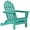 Aruba, variant on DuroGreen Adirondack Chair Made With All-Weather Tangent lumber, Oversized, High End Classic Patio Furniture for Porch, Lawn, Deck, or Fire Pit, No Maintenance, USA Made, Royal Blue