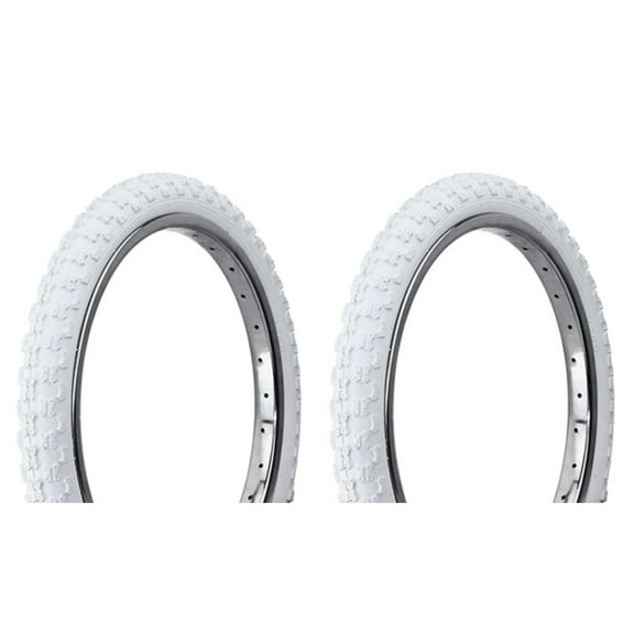 Lowrider Tire set. 2 Tires. Two Tires 18 X 2.125 White 143G. Bike Part, Bicycle Part, Bike Accessory, Bicycle Accessory
