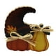 thumbnail image 2 of Acción De Gracias, Calabaza De Madera, Decoración De Pavo, Cosecha De Otoño, Adornos Rústicos De Pie, Decoración Para Otoño, 2 of 8