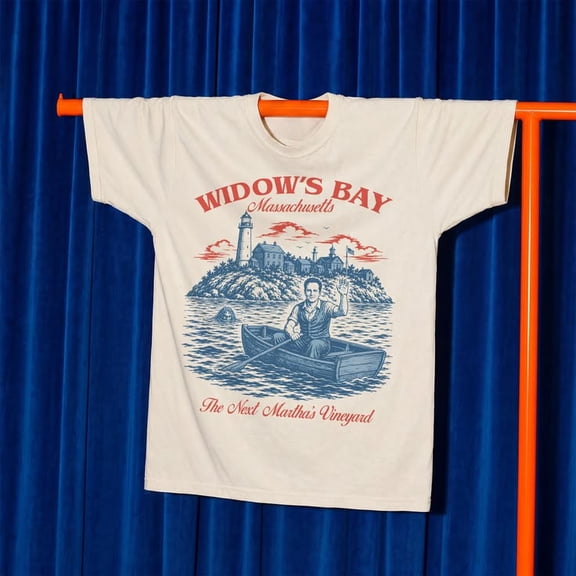 Widow Bay Travel T-Shirt, Funny Retro TV Graphic Tee