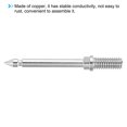 thumbnail image 5 of Uxcell 2mm Test Probe Pins, 4Pcs Copper Multimeter Test Extention Probe Pin Tip Needle, Silver, 5 of 5