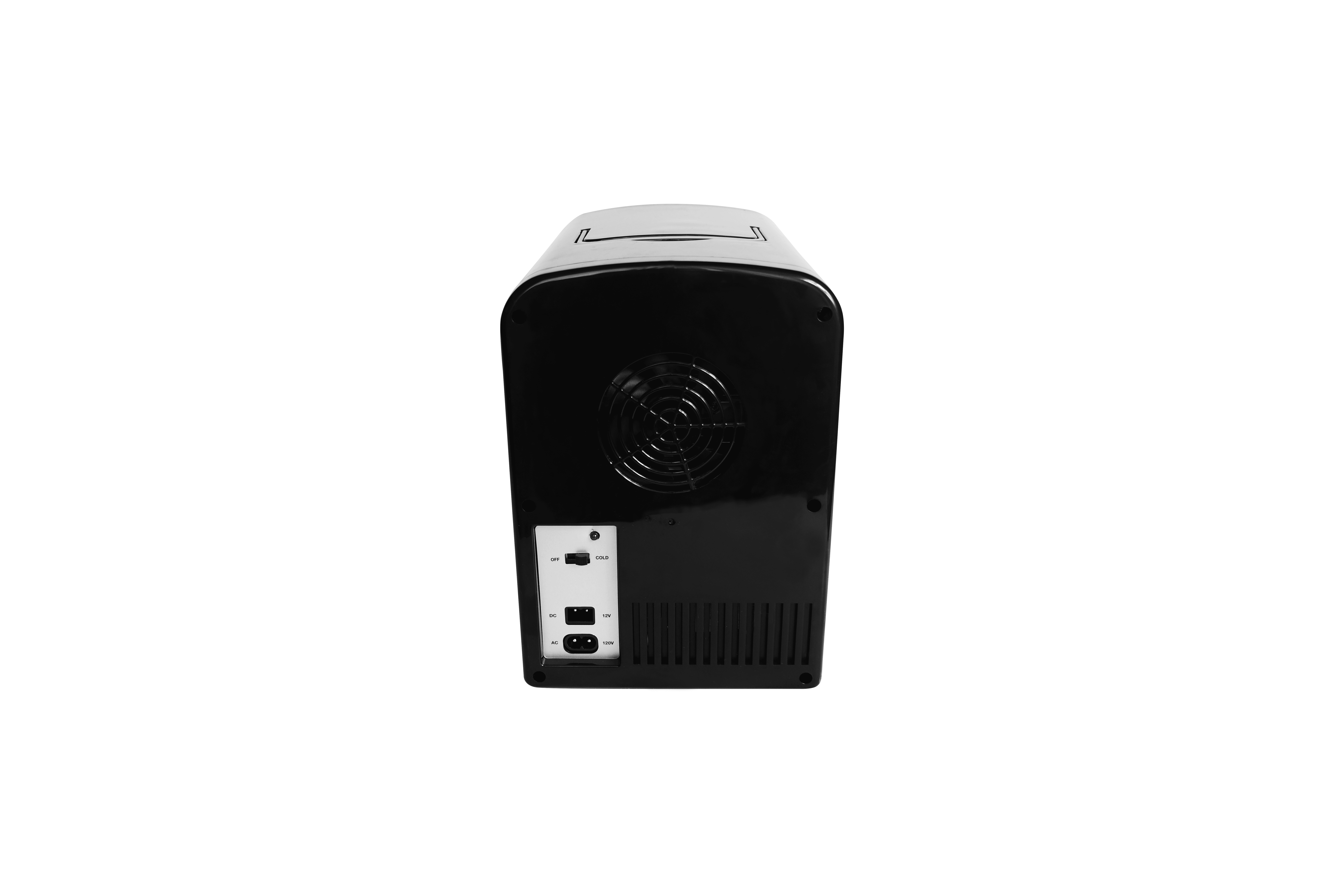 Frigidaire Gallery 6.5L 9 Can Lighted Beauty Mirror Mini Fridge, Personal Cooler in Black